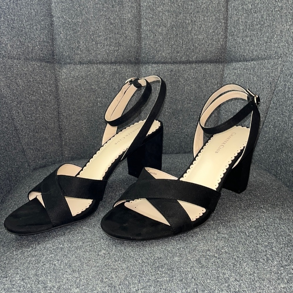 Kyraa Ankle-Strap Sandals, Created for Macy's size 9.  Excellent condition